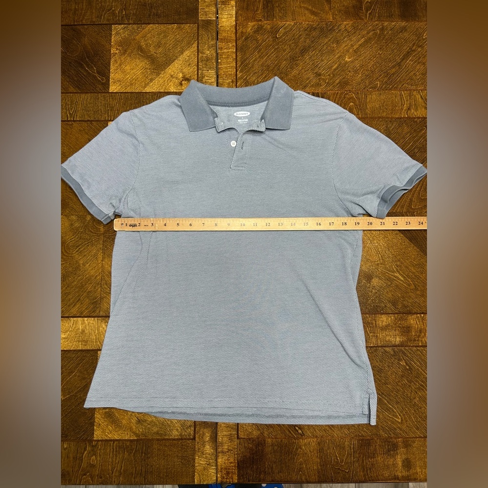 Old Navy Light Gray Polo Shirt